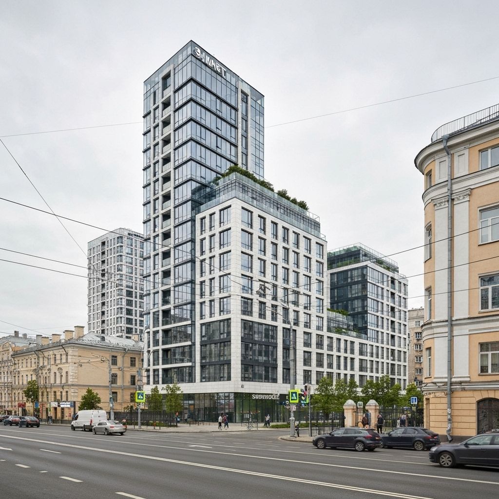 Проект умного дома Жилой комплекс в Москва - 15000 м²