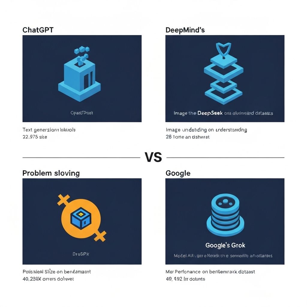 Сравнение AI технологий OpenAI DeepSeek Grok
